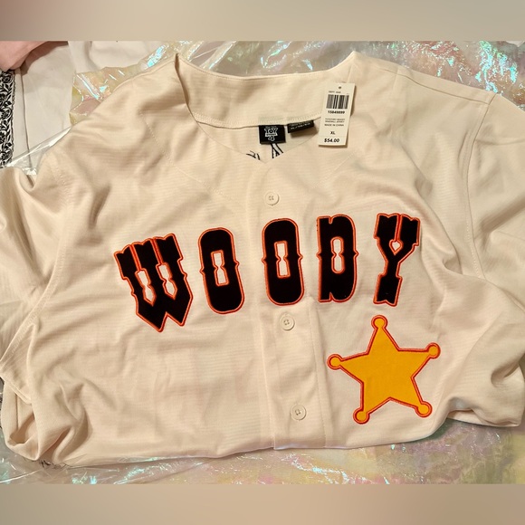 Disney Pixar Toy Story Woody Baseball
Jersey - BoxLunch Exclusive Sold out - Picture 3 of 4